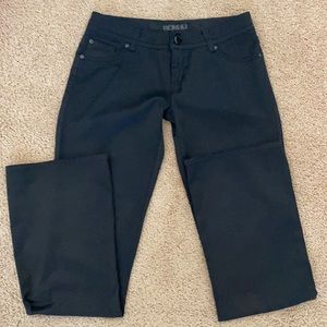 Women’s Black Bongo Satin Jeans Size 5
